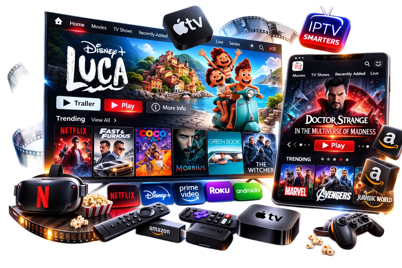 Bästa Premium IPTV-abonnemang